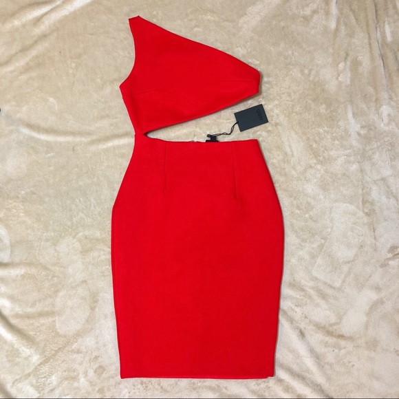 NWT! ❤️ Revolve NBD “The Nights” red midi dress - Picture 3 of 7